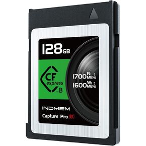 1TB CFexpress Type B Memory Card, Raw 8K Video Recording,up to 1700MB/s Read, 1600MB/s Write, Compatible with Nikon Z6/Z7/D6,Canon EOS-1DXMark III/EOS-R5,Panasonic S1/S1R,DJI Ronin 4D