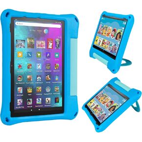 2023 New 10in Tablet Case for Kids(2021/2023 Release 11/13th Generation),OQDDQO ipad Light Weight Anti Slip Shockproof Kids Friendly Case for 10 inch Table(Pink)