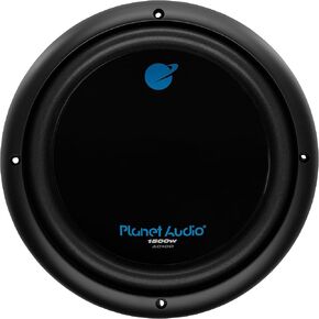 Planet Audio AC12D 12 Inch Car Subwoofer - 1800 Watts Max, Dual 4 Ohm Voice Coil, Sold Individually, For Truck Boxes and Enclosures, Hook Up To Amplifier