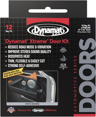 Dynamat Xtreme Speaker Kit - Sound Deadening and Audio Enhancing,Black in Kuwait