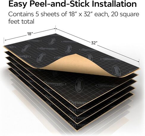 Dynamat Xtreme Speaker Kit - Sound Deadening and Audio Enhancing,Black in Kuwait