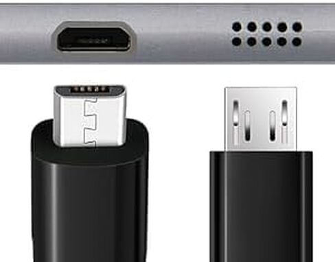 كابل Micro USB، [10أقدام 2 حزمة] سلك شاحن طويل للغاية لهاتف Galaxy S7 Edge، كابل شحن USB متين عالي السرعة لهاتف Android، Samsung J7/S6 Edge/S5/Note 5/LG Stylo 3/K30، لجهاز PS4/الكاميرا، أسود in Saudi Arabia