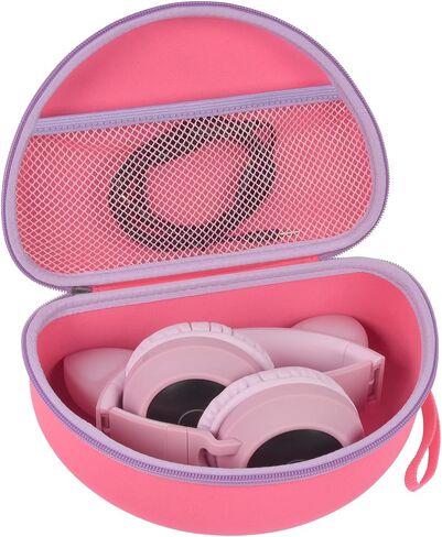 Headphone Case for Riwbox CT-7 Pink/for Jack CT-7S Cat Green 3.5mm/ for iClever IC-HS01/for Picun/for FosPower Bluetooth Wireless Over-Ear Headphones Headset Box Only,Purple in Kuwait