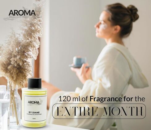 Essential Oils for Diffuser - My Way Fragrance Oil Blend - Luxury Hotel Inspired Aromatherapy Oils - Lush Leather, Cardamon and Lemon Scent - 120ml in Saudi Arabia