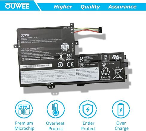 OUWEE L17C4P72 Laptop Battery Compatible with Lenovo ThinkPad X1 Extreme 1st Gen/2nd Gen ThinkPad P1 1st/2nd Gen Serie L17M4P72 01AY968 01AY969 L18M4P71 01YU911 5B10V98091 SB10Q76929 SB10Q76928 80Wh in Saudi Arabia
