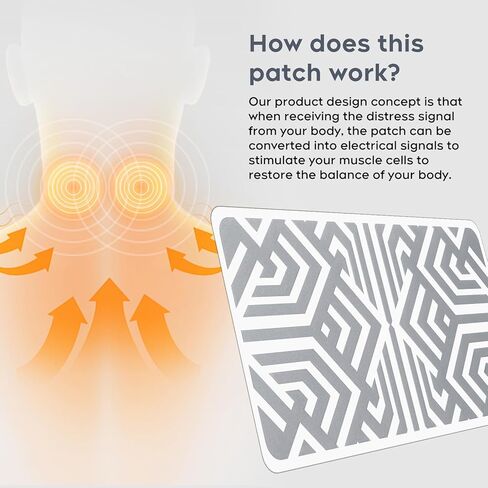 رقعة ألم قابلة لإعادة الاستخدام، لتخفيف آلام العضلات - رقعات تخفيف آلام الظهر والقدم والركبة والرقبة والمزيد، تطبيق لاصق سهل، سريع المفعول - تتضمن رقعة واحدة و3 مواد لاصقة وحقيبة حمل واحدة - 0012 in Kuwait
