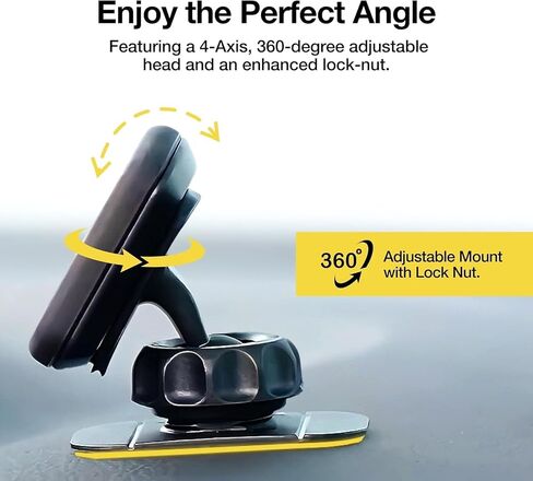 Scosche MAG12VB MagicMount Universal Magnetic Car Phone Holder, Cigarette Lighter Mount with USB Charger, Easy Magnet Mounting for iPhone, iPad, Smartphones, Tablets, and All Devices in Kuwait