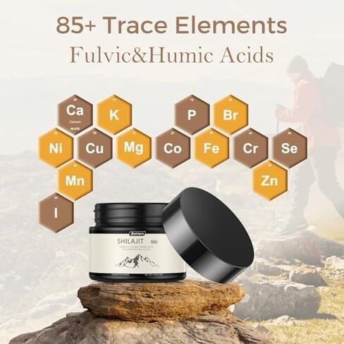 shilajit Pure Himalayan Organic shilajit for Men and Women shilajit Resin Supplyment with Organic Ayurvedic Blend in High Potency for Energy, Strength Boost&Immune Support (50 Grams) in Saudi Arabia