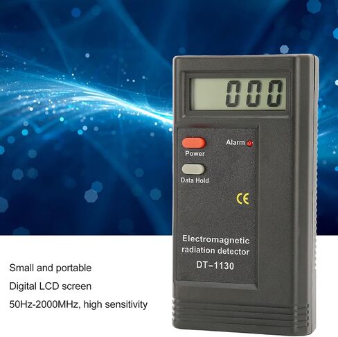 كاشف الإشعاع الكهرومغناطيسي LCD الرقمي، مقياس EMF عالي الحساسية، جهاز اختبار إشعاع المجال الكهرومغناطيسي المحمول للمنزل والمكتب والخارج وعداد جيجر in Kuwait