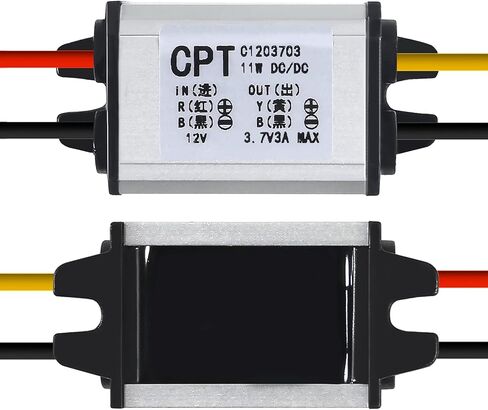 2pcs DC 12V to 5V USB C Buck Converter 3A 15W Type-C Right Angle Step-Down Converter Voltage Regulator Car Power Converter Adapter Waterproof in Kuwait