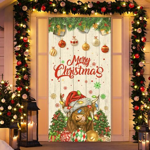 لافتة عيد الميلاد الوردية من GREHUMOR، لافتة عيد الميلاد الكلاسيكية، لافتة رايات عيد الميلاد التقليدية للمنزل، مدفأة عيد الميلاد، عطلة رأس السنة (لافتة) in Kuwait