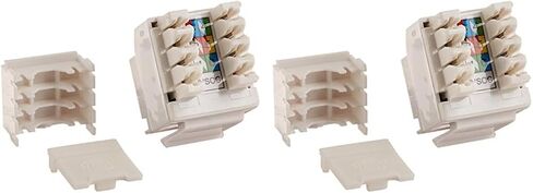 C2G 35200 Cat5e 90° RJ45 Unshielded Keystone Jack, Ivory in Saudi Arabia