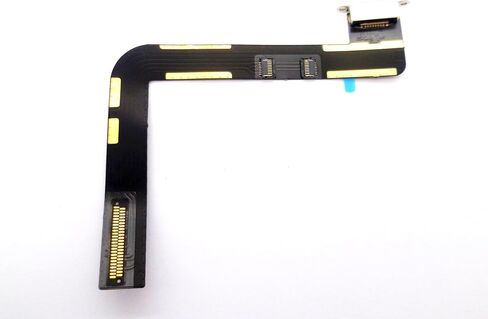 منفذ شحن USB شاحن حوض موصل الكابلات المرنة استبدال وحدة متوافق مع iPad 7 10.2 بوصة 2019 A2197 A2198 A2200 iPad 2020 8th Gen A2270 A2428 A2429 (أسود) in Kuwait