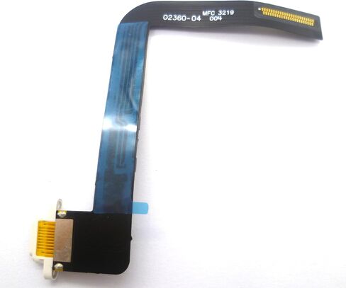 منفذ شحن USB شاحن حوض موصل الكابلات المرنة استبدال وحدة متوافق مع iPad 7 10.2 بوصة 2019 A2197 A2198 A2200 iPad 2020 8th Gen A2270 A2428 A2429 (أسود) in Kuwait