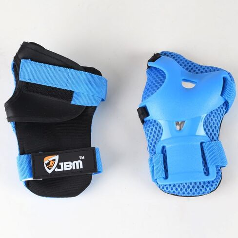 JBM Knee Pad Elbow Pads and Wrist Guards Protective Gear Set for Skateboarding Cycling Roller Skating Inline Skating Scooter Riding BMX Biking Sports in Kuwait