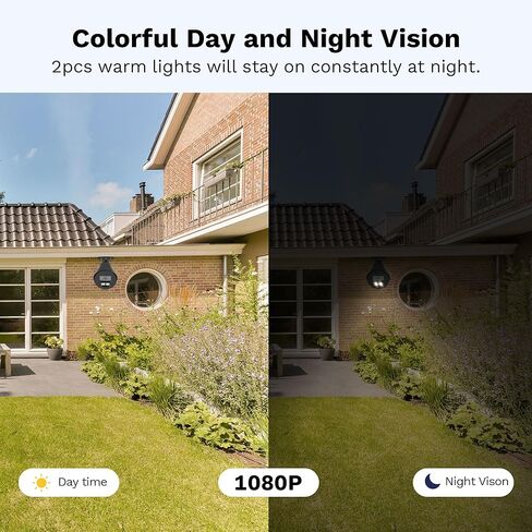 نظام أمان سلكي Lifoarey 1080P، DVR 8CH مع 1 تيرابايت HDD و4 قطع 1080P كاميرا أمان خارجية، رؤية ليلية ملونة، تسجيل 24/7، كشف الحركة، الوصول عن بعد لمراقبة أمن المنزل in Kuwait