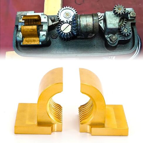 for Craftsman Model 101 for Atlas 10" & 12" Lathe Half Nuts/Split Nut 3/4"-8 Thread-Robust 360 Brass Construction in Saudi Arabia
