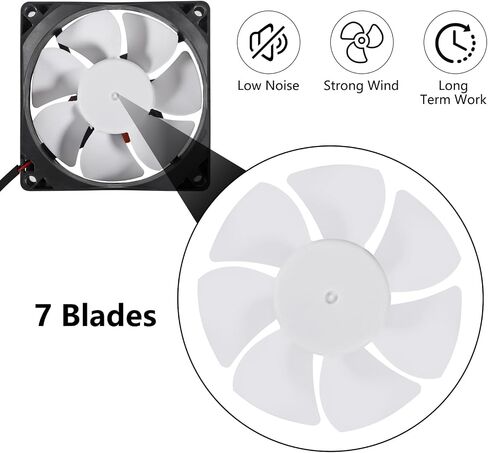 2pcs 80mm USB Computer Fan with 1 Male to 2 Female USB Extension Cable with ON/Off Switch for Receiver DVR PlayStation Xbox Computer Cabinet Cooling in Saudi Arabia