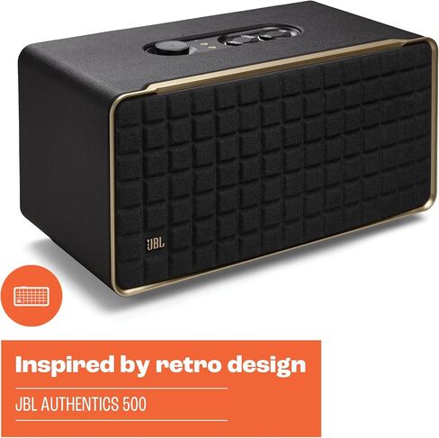 JBL Authentics 200 - Wireless Home Speaker, Built in Wi-Fi, Bluetooth and Voice Assistants, Built in Alexa and Google Assistant in Saudi Arabia