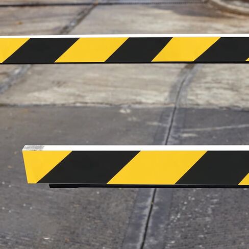 شريط أمان MIDELONG للتحذير من المخاطر باللونين الأسود والأصفر، 1.8 بوصة × 54 قدم، شريط مضاد للانزلاق، شريط تحذير لاصق عالي الجر للجدران والأرضيات ومعدات الأنابيب، لفة من 1 in Kuwait