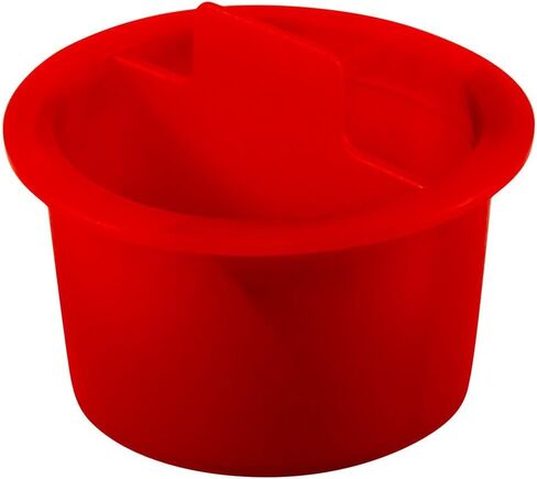 Caplugs QCPT14Q1 Plastic Center Pull Tab Tapered Plug. CPT-14, PE-LD, Cap OD 1.41" Plug ID 1.219", Red (Pack of 300) in Saudi Arabia