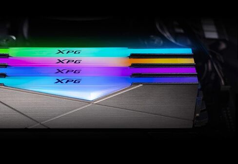 XPG DDR4 D50 RGB 32GB (2x16GB) 3200MHz PC4-25600 U-DIMM 288-Pins Desktop Memory CL16 Kit White (AX4U320016G16A-DW50) in Kuwait