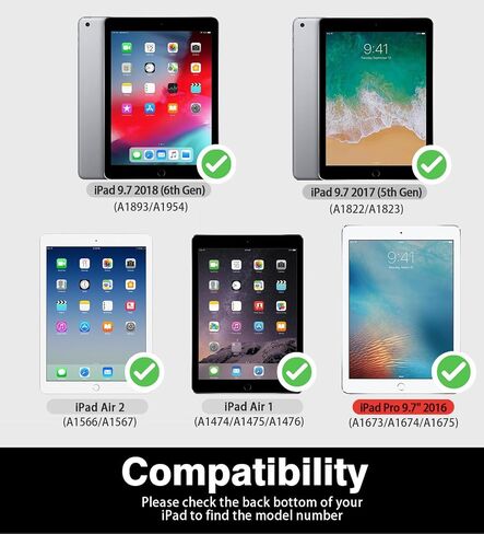 Anti Blue Light Screen Protector for iPad 9.7 Inch 6th/5th Gen, Anti Glare Tempered Glass 9H Film for Apple iPad Air 2/Air 1st/Pro 9.7, 1 Pack in Saudi Arabia