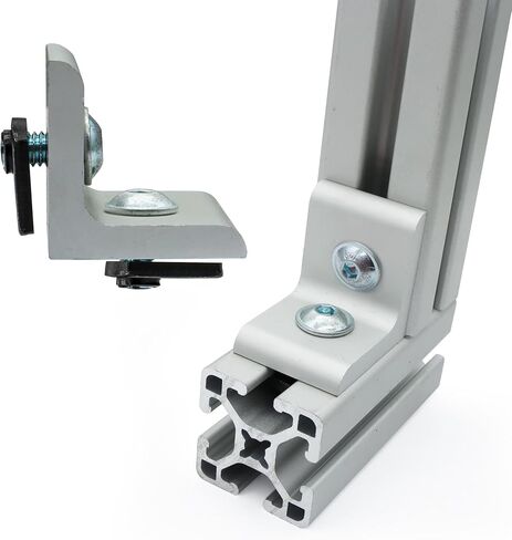 Xadnitu 5/16''-18 شريحة ملولبة أوفست في صامولة T اقتصادية، صواميل T صواميل ملحقة لـ 15 سلسلة أو 1.5 بوصة قاعدة قضبان من الألومنيوم، 20 عبوة in Kuwait