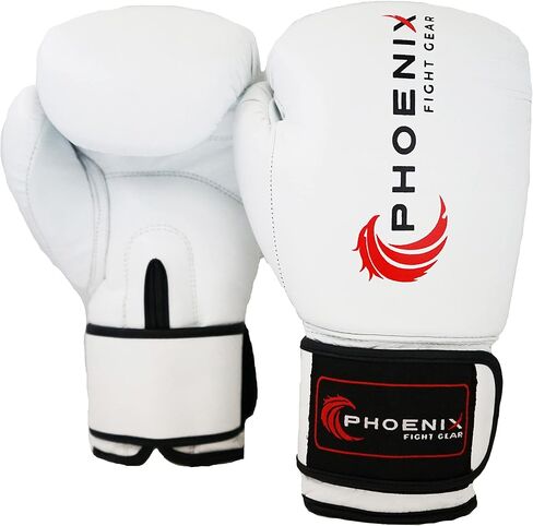 قفازات الملاكمة للطيران من Phoenix Fight Gear، قفازات اللكم الجلدية للرجال والنساء، قفازات السجال، قفازات ثقيلة للملاكمة، الفنون القتالية المختلطة، الكيك بوكسينغ، الملاكمة التايلاندية مقاسات البالغين 10 أونصة 12 أونصة 14 أونصة 16 أونصة 18 أونصة in Kuwait