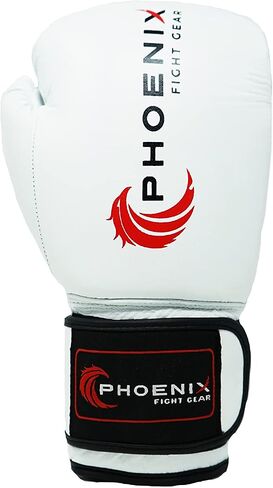 قفازات الملاكمة للطيران من Phoenix Fight Gear، قفازات اللكم الجلدية للرجال والنساء، قفازات السجال، قفازات ثقيلة للملاكمة، الفنون القتالية المختلطة، الكيك بوكسينغ، الملاكمة التايلاندية مقاسات البالغين 10 أونصة 12 أونصة 14 أونصة 16 أونصة 18 أونصة in Kuwait
