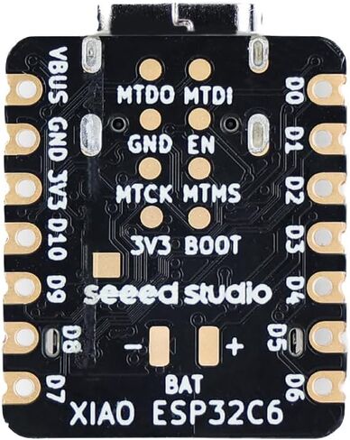 سيد ستوديو واي فاي ESP32S3-2.4GHz من شياو، بي ال اي 5.0، ثنائي النواة، يدعم شحن البطارية، كفاءة الطاقة وواجهة غنية، مثالي للمنازل الذكية، انترنت الاشياء، الاجهزة القابلة للارتداء، الروبوتات in Kuwait