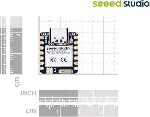 سيد ستوديو واي فاي ESP32S3-2.4GHz من شياو، بي ال اي 5.0، ثنائي النواة، يدعم شحن البطارية، كفاءة الطاقة وواجهة غنية، مثالي للمنازل الذكية، انترنت الاشياء، الاجهزة القابلة للارتداء، الروبوتات in Kuwait
