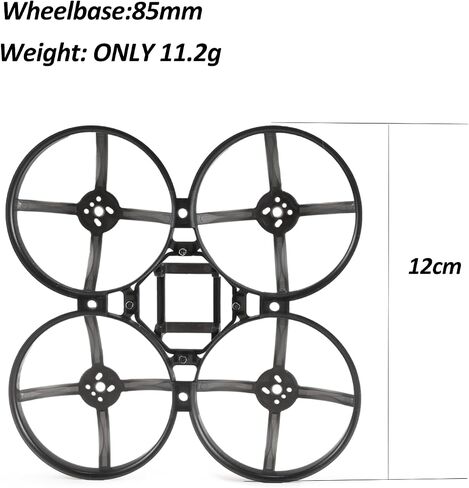 Happymodel Mobula7 Moblite7 V4 Frame 75mm Wheelbase Micro FPV Racing Quadcopter Frame for Mobula 7 Moblite 7 HD Indoor Cinewhoop 0703/0802/0803 Motor Crazybee F3 F4, Diamond F4 Flight Controller(1PCS) in Saudi Arabia