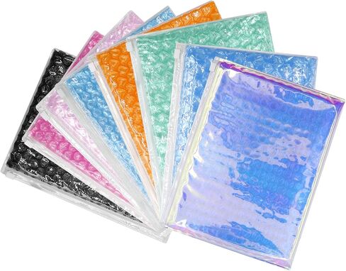 JUMISEE 8 Colors Clear Bubble Out Bags Double Walled Packing Cushioning Bags Protective Wrap Bubble Pouches for Shipping, Storage, Packaging in Saudi Arabia