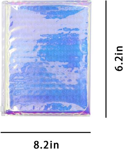 JUMISEE 8 Colors Clear Bubble Out Bags Double Walled Packing Cushioning Bags Protective Wrap Bubble Pouches for Shipping, Storage, Packaging in Saudi Arabia