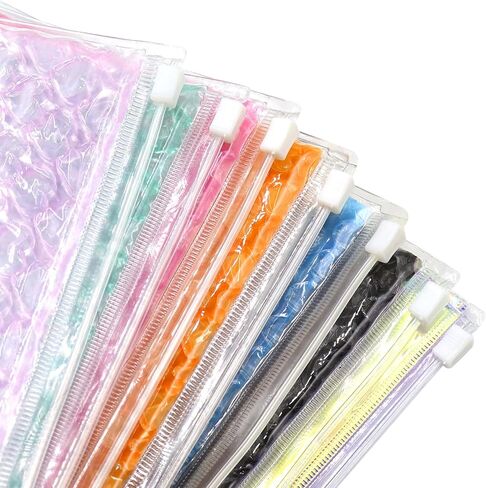 JUMISEE 8 Colors Clear Bubble Out Bags Double Walled Packing Cushioning Bags Protective Wrap Bubble Pouches for Shipping, Storage, Packaging in Saudi Arabia