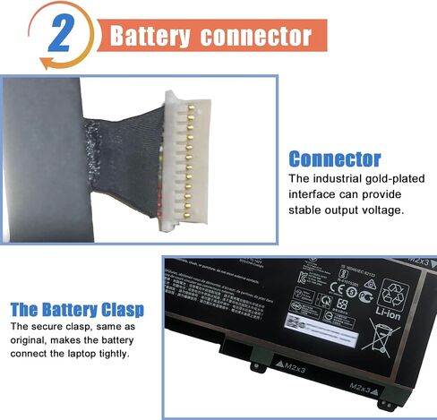 ASODI CC03XL L78555-005 53Wh Laptop Battery Compatible with HP ZBook Firefly 14 G7 G8, EliteBook 830 835 840 845 G7 G8, Probook 635 Aero G7 G8 Series HSTNN-DB9Q L77608-2C1 L77608-421 CC03053XL-PL in Saudi Arabia