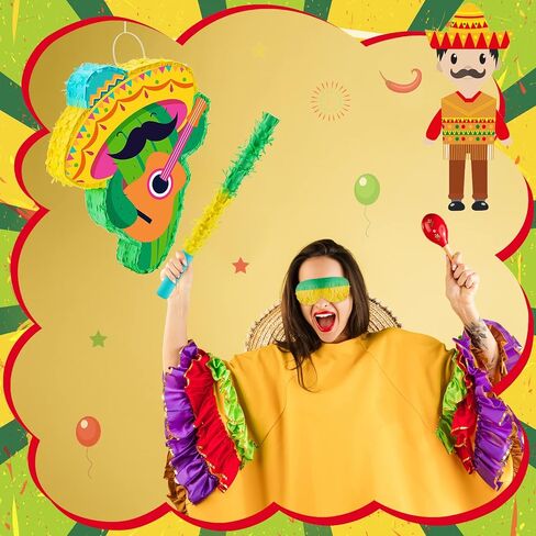 Mini Stocking Pinata, Christmas Pinata Mini Pinata with Blindfold and Bat Confetti Christmas Party Decoration for Xmas Party Supplies Home Decorations,14.8 x 13 x 2.95 Inches in Kuwait