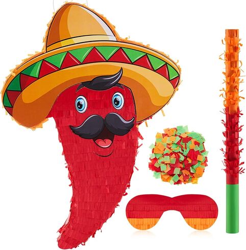 Mini Stocking Pinata, Christmas Pinata Mini Pinata with Blindfold and Bat Confetti Christmas Party Decoration for Xmas Party Supplies Home Decorations,14.8 x 13 x 2.95 Inches in Kuwait