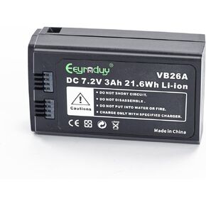 Eeyrnduy VB18 Rechargeable Lithium Battery for Godox V850 V850II V860 V860C V860II V860II-C V860N V860II-N V860II-F V860II-O V860II-S Speedlite Flash