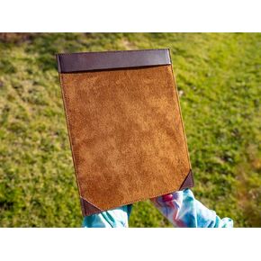 Leather menu Cover Board style with Album Corner Pages (5.5 x 8.5)