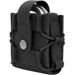 NEXT STATION Handcuff Holster，MOLLE Handcuff Case fits Multiple Cuffs,Handcuff Pouch for Duty Belt Tactical Vest Law Enforcement Quick Release