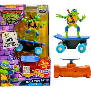 Teenage Mutant Ninja Turtles Half Pipe RC, Raphael Movie Edition, Ages 5+| Skateboard-Shaped Control & Perform Tricks on Any Surface | Collect Them All!
