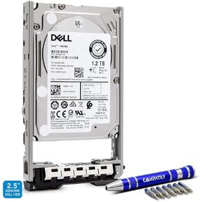 Dell 400-APGL 900GB 15K SAS 12Gb/s 2.5-Inch PowerEdge Enterprise Hard Drive in 13G Tray Bundle with Compatily Screwdriver Compatible with 400-APGB R630 R730 PowerVault MD1420