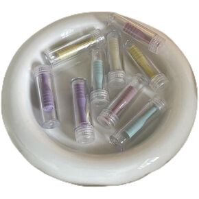 10 Pieces Hard Contact Lens Remover Tool for RGP and Scleral Lenses w Clear Case, Contact Lenses Inserter Remover (Assorted Color)