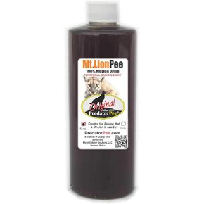 PredatorPee 100% Mountain Lion Urine - Territorial Marking Scent - Creates Illusion That Mountain Lion is Nearby