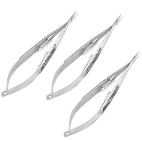 3 pcs castroviejo needle holder 5.5 inches straight with Lock