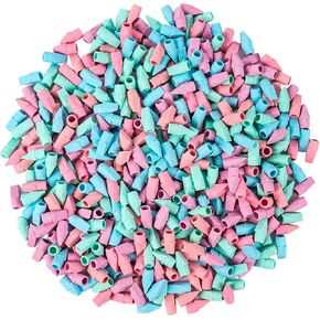 500 Pack Pencil Eraser Caps, Latex Free Pencil Pencil Eraser Toppers, Arrowhead Caps Erasers School Erasers for Kids, School Supplies for Teachers, Assorted Color
