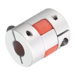 uxcell Aluminum Plum Shaft Coupling 8mm to 8mm Bore L25xD20 Flexible Coupler Joint for Machine and Servo Stepped Motor Pack of 1