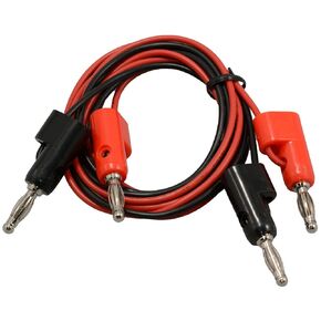 Banana Plug Test Patch Cables Red and Black 36 Inch